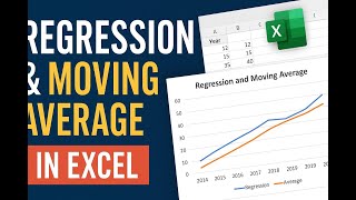 Regression & Moving Average in Excel | Step-by-Step Tutorial | Mukul Bhatnagar | English