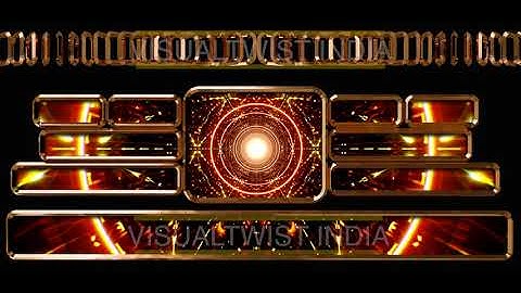 4k ULTRA REALISTIC GOLD SQUARE 3D FRAMES | Mapping | PREMIUM LOOP 4096X2000 Pixels