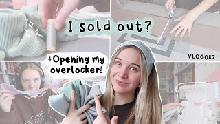 i sold out? making a new best seller and finally opening my 12 month old overlocker! VLOG087