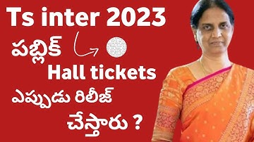 TS Inter Board 2023 Big update 😮|TS Inter exams 2023 hall tickets update