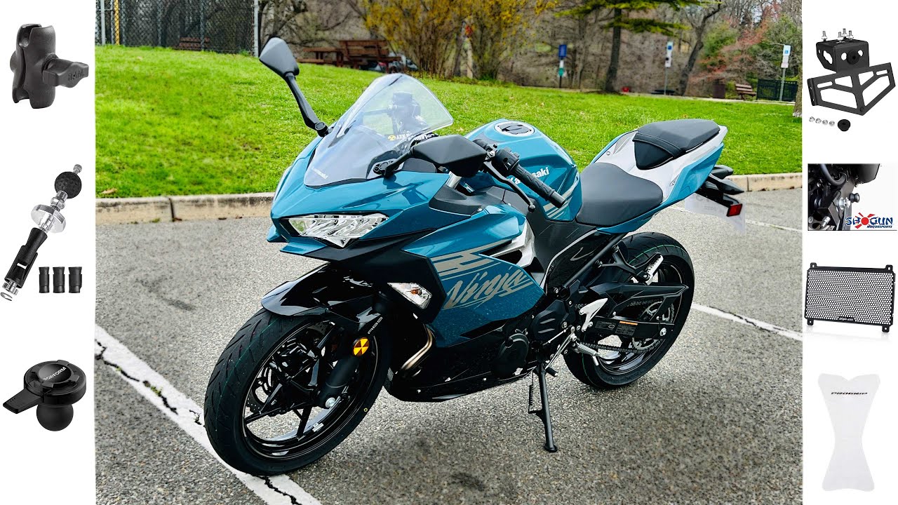 Mods and Accessories for 2021 Kawasaki Ninja 400 - YouTube