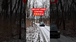 Big Cat💪😳😱 #hellcat #srt #viral #asmr #durango #snow #cinematic #fyp #viralvideo