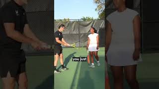 Tennis lesson with Milan Tyson, Part 1