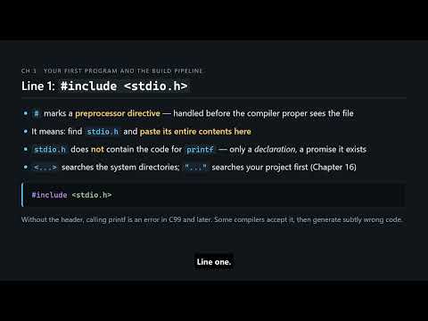 C Programming #17 — Hello, World: Your First C Program