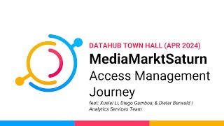 Case Study (April 2024) - DataHub +MediaMarktSaturn  Access Management Journey
