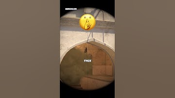 Cheat AWPer One Way Smokes CS2 Mirage #shorts