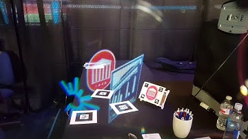 DIY Optical See-Through AR demo