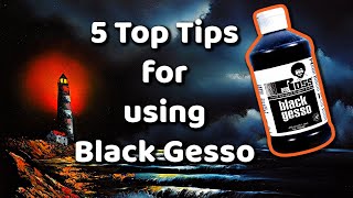 5 Tips For Successfully Painting Northern Lights On A Black Gesso Canvas