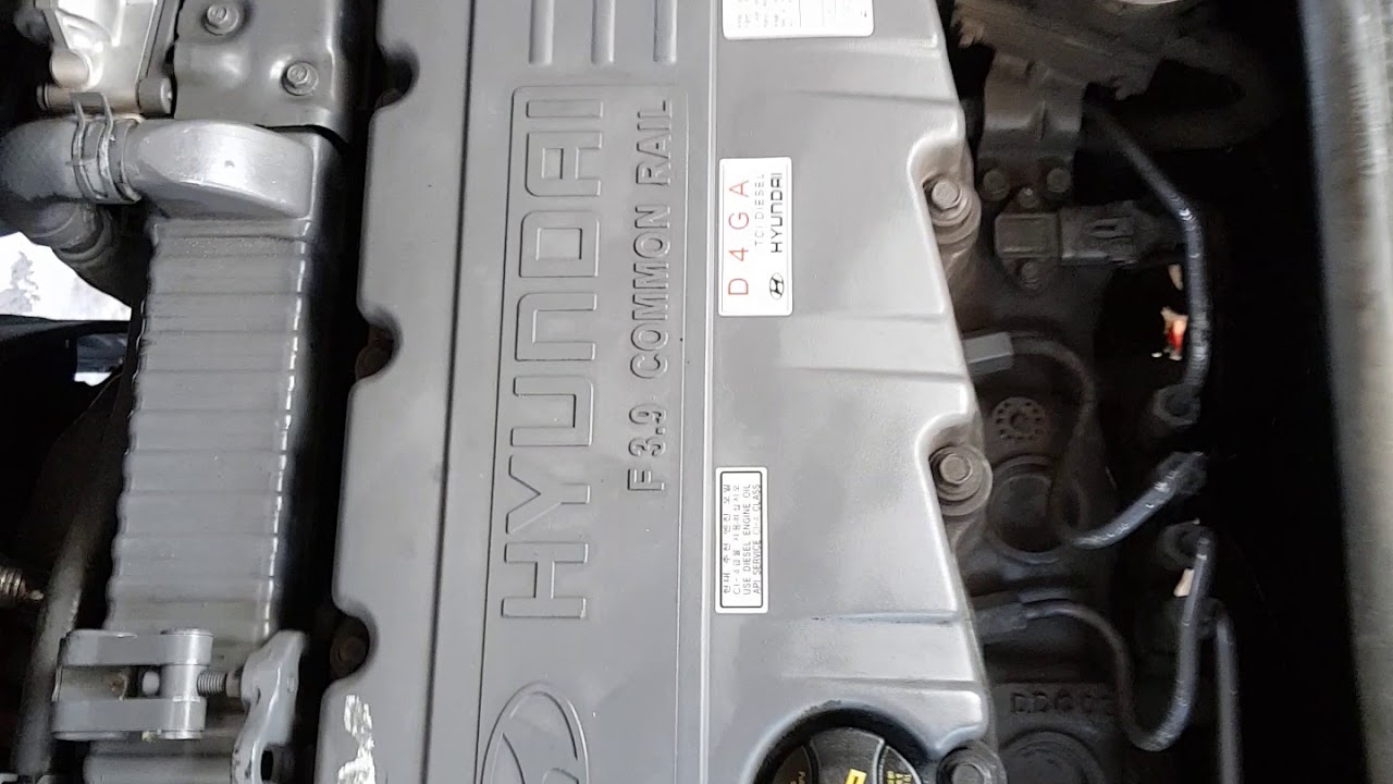 Hyundai county двигатель
