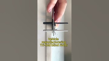 Revolutionize Fastening with Tri-Fold Blind Rivets! #rivet #hardwaretools #pneumatic