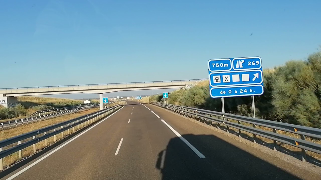 Sensazione di assoluta libertà  Autovia A62 Salamanca ( E ) 13/07/20 dall'archivio, piena pandemia..