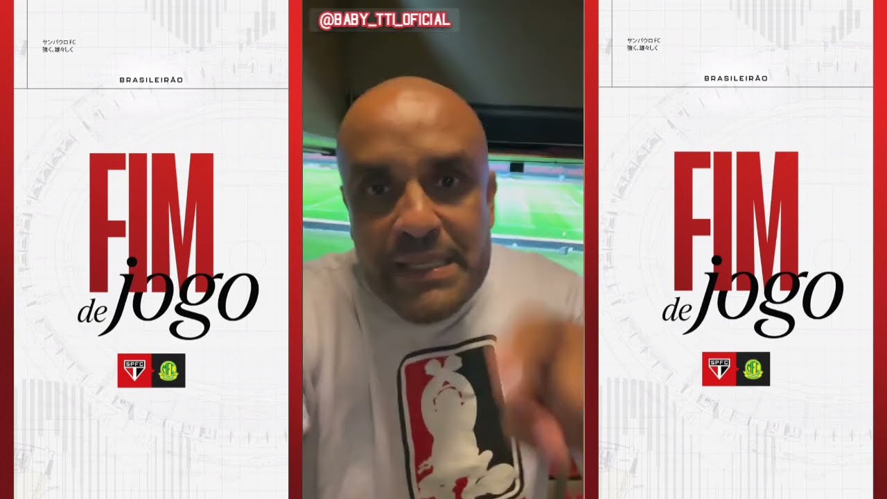 Baby da TTI se revolta após derrota diante do Mirassol no Morumbis