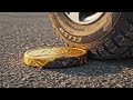 🧊 Ice Block vs Car Tire: Slow-Mo ASMR Crush