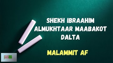 Biography of the First Grand Mufti of Eritrea, Sheikh Ibrahim Al-Mukhtar, Part 2 [MAY, 2020].