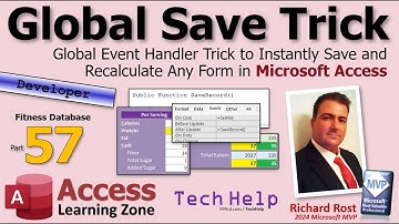 Global Event Handler-truc om elk formulier in Microsoft Access direct op te slaan en opnieuw te b...
