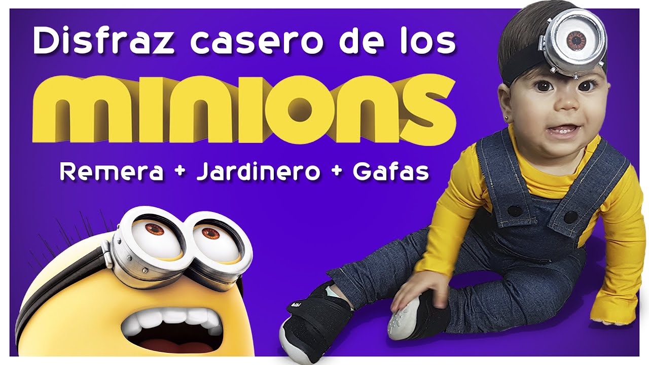 Disfraz De Minion Morado Para Nino