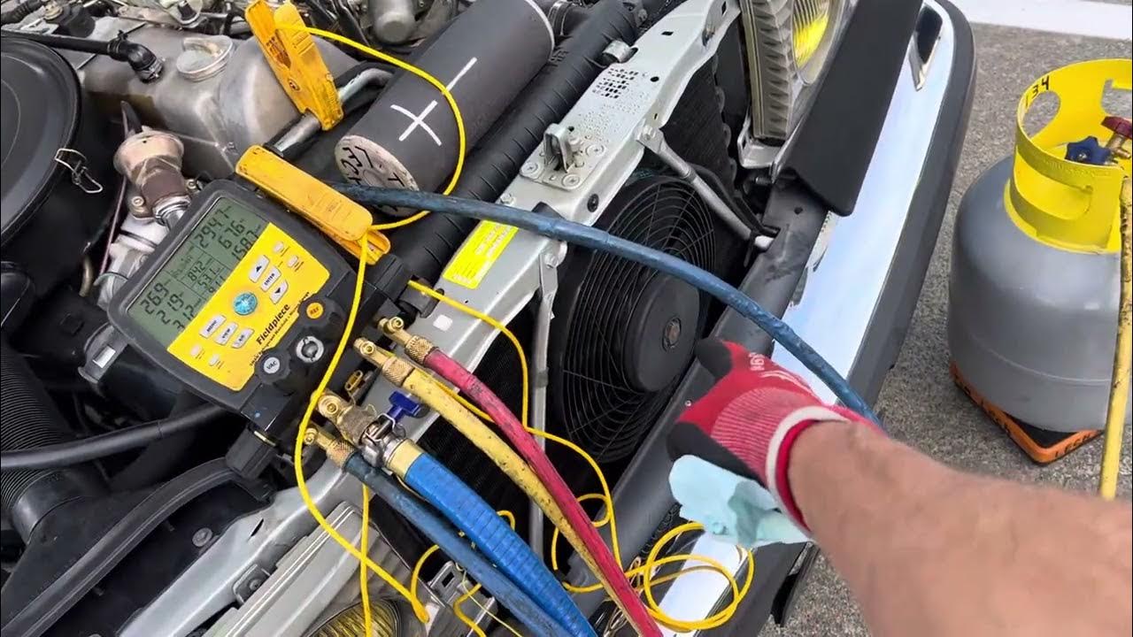 Auxiliary electric fan, not working on old Mercedes. More diagnosis