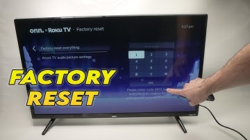 Onn Roku TV: How to Factory Reset