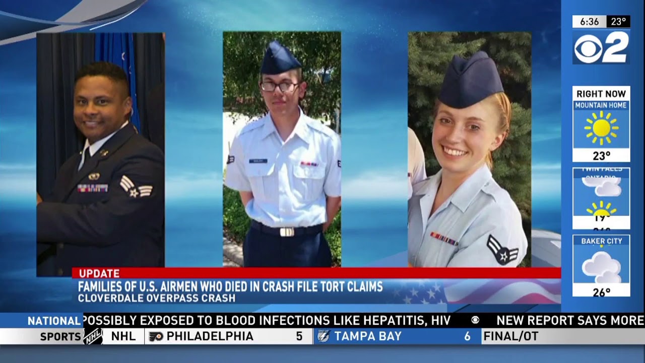 newspaper mockup Families Cloverdate Crash Victims File Claims