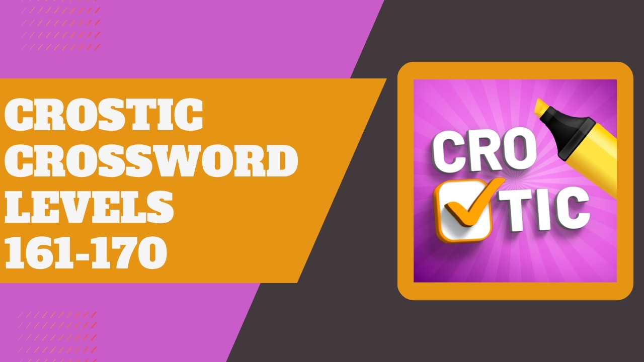 Crostic levels 161-170