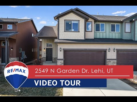 2549 n Garden Dr, Lehi, UT home video tour