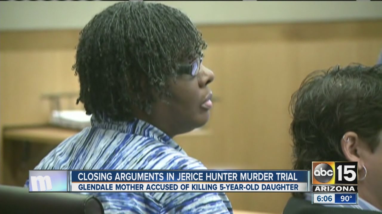 Jury hears closing arguments in Jerice Hunter murder case - YouTube