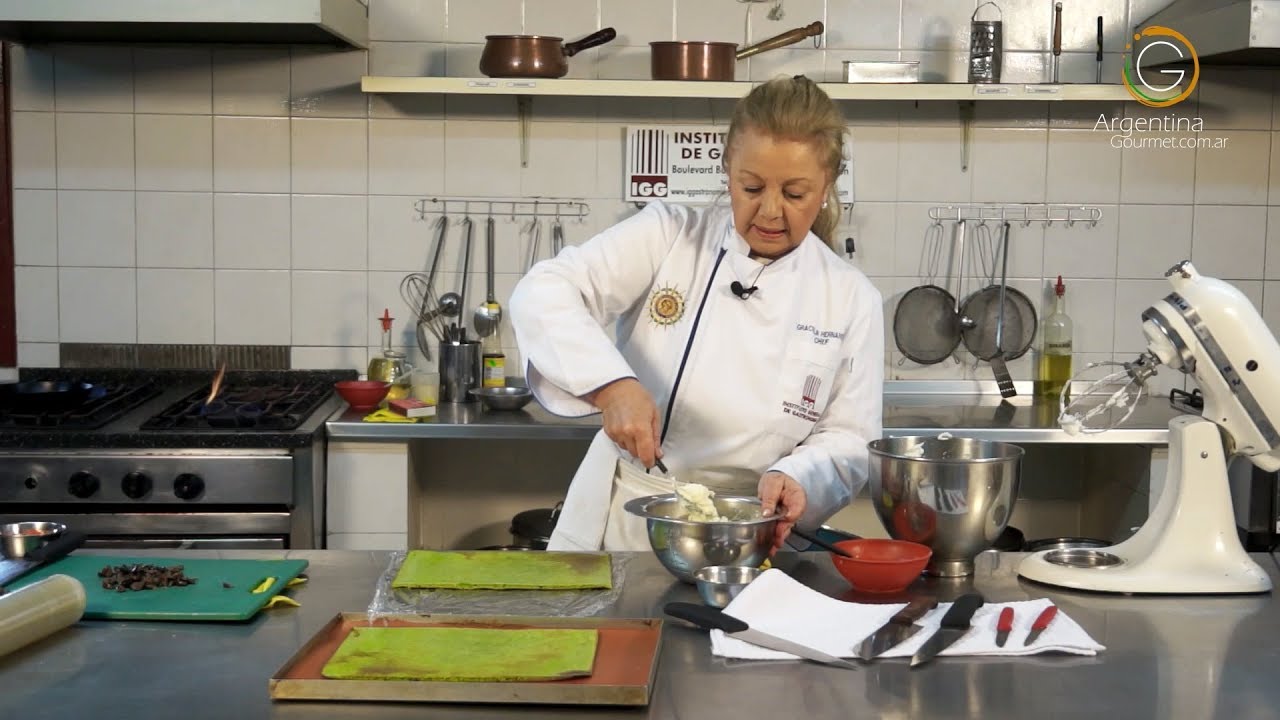 Arrolladitos de pionono de espinaca