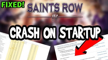 How To Fix Saints Row 4 Crashes! (100% FIX)