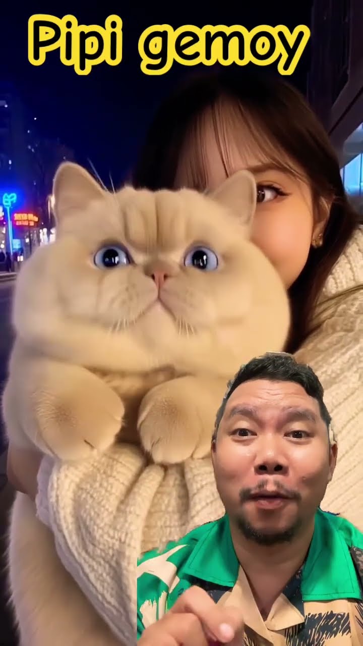 PIPI GEMOY SI KUCING!!!?? #cat #pets #cute #catlover #cutecat #ai