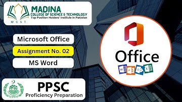 Preparing For Proficiency Test || Ms Office Assignment. No 02 || Hafiz Usman Idrees ||