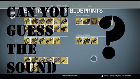|Destiny| Guess that Gun Sound! Exotic Primary Edition