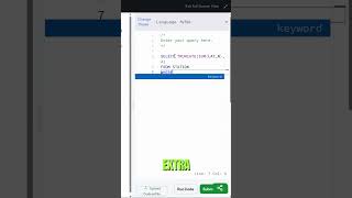 Day 30 of solving HackerRank SQL Station Query Solved | 🚀 #datascience #coding #learnsql#programming