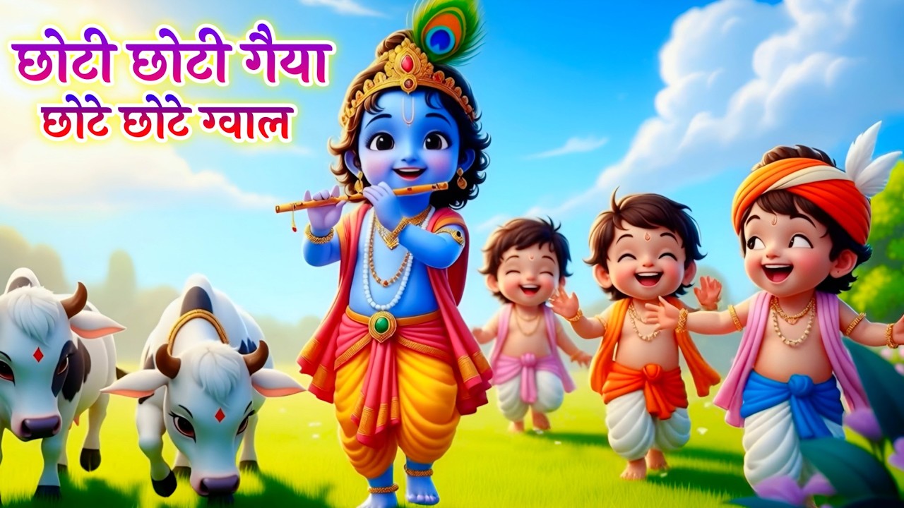 Little Krishna Songs | Choto So Maro Madan Gopal | Choti Choti Gaiya | Krishna Bhajan | Krishna Song