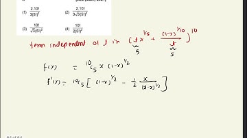 The maximum value of terms independent of t in the expansion of (tx^1/5 +(1-x)⅒/t)¹⁰ where x€(0 1)