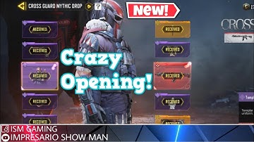 NEW CROSS GUARD MYTHIC DROP UNLOCKED / AS VAL DOUBLE EDGE  TEMPLAR ROYAL KNIGHT UNLOCKED COD MOBILE