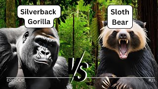 Silverback Gorilla Vs Sloth Bear