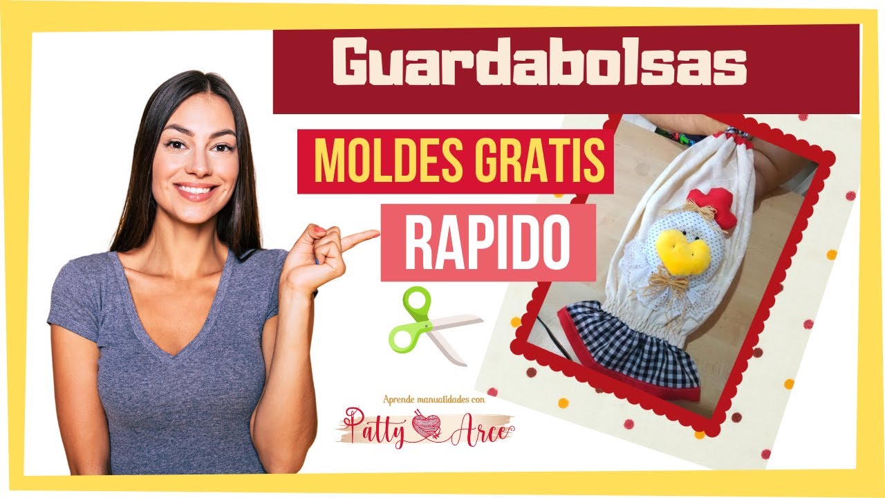 🧵🧶🙋🏻‍♀️Aprende a elaborar un Guardabolsas Gallina muy FACIL con MOLDES!