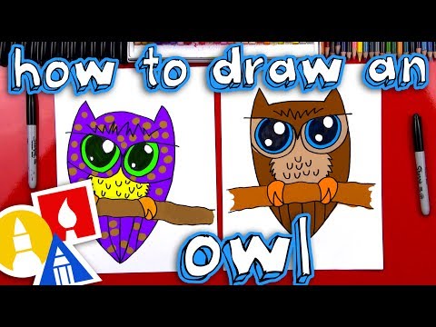 Video: How To Draw An Owl