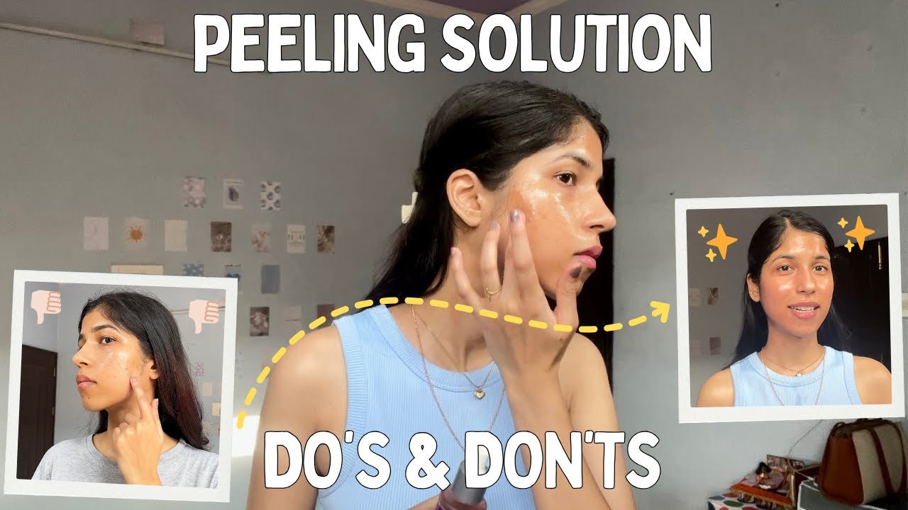 How to Use a Peeling Solution || Chemical Peel at Home