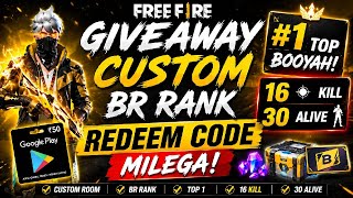 giveway custom br rank top 1 redeem code milaga 💎