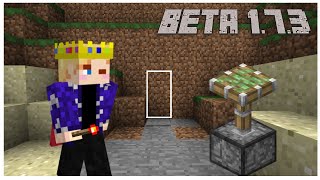 How to Build 3 Simple Redstone Doors in Minecraft Beta 1.7.3 - Tutorial