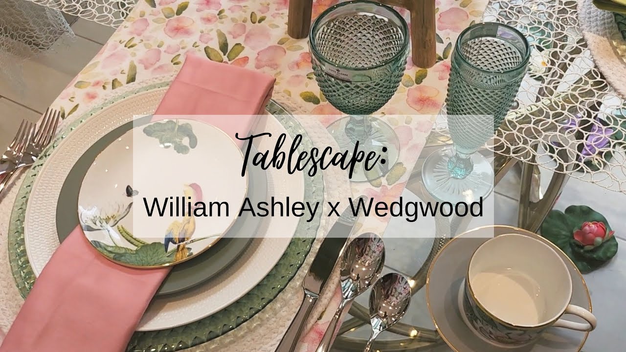 Spring Inspired Tablescape: William Ashley x Wedgwood - Wonderlust Waterlily