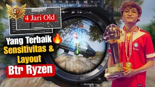Sensitivitas PUBG Mobile Terbaik 2026 | Sensitivitas BTR Ryzen Terbaru + Kode Layout PUBG 4 Jari