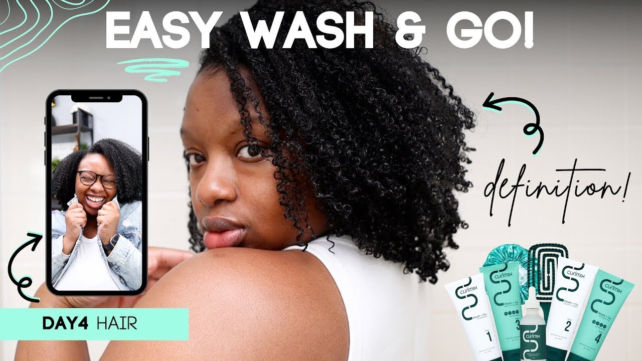 AMAZING Definition But...🙈 CurlMix Wash & Go Routine ft. *New Ultra Hold Quinoa Gel