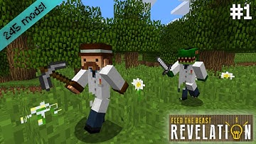 Starting a New | FTB Revelations | Ep 1.  (ft. LilLuxio)