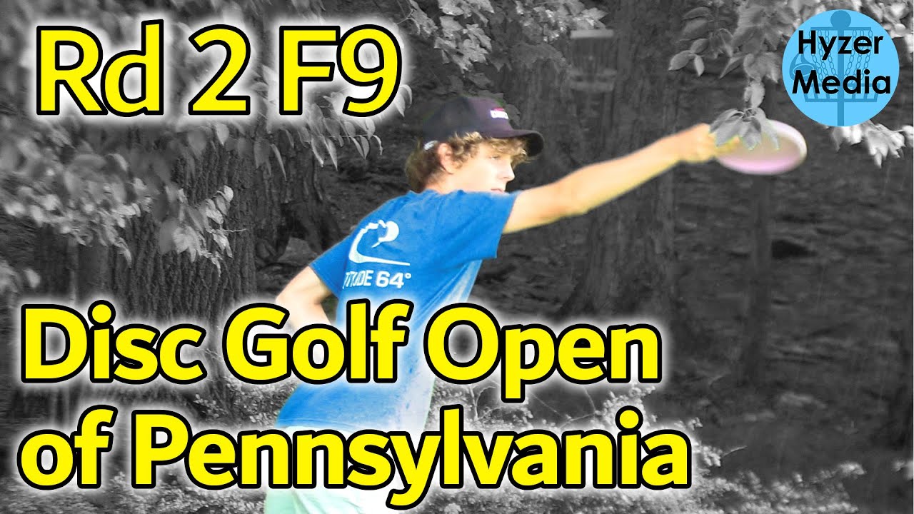 Disc Golf Open of PA Rd 2 F9 Hess, Bradshaw, Longenecker, Dombach