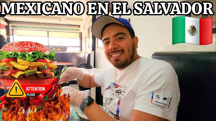 MEXICANO en El Salvador, probando la HAMBURGUESA más PICANTE 🇸🇻🇲🇽😭🔥
