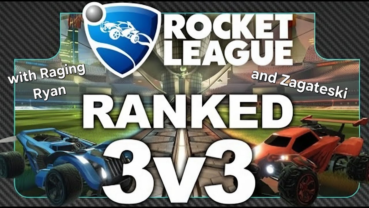 Rocket League 3v3 With RagingRyan and Zagateski - YouTube