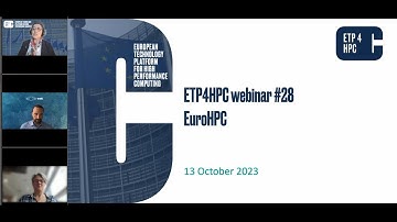 ETP4HPC Webinar - EuroHPC JU: long term vision and Work Programme 2024 - 13/10/2023