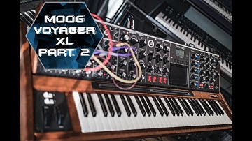 Moog Voyager XL Part. 2 | No Talking | @Albertotrullu